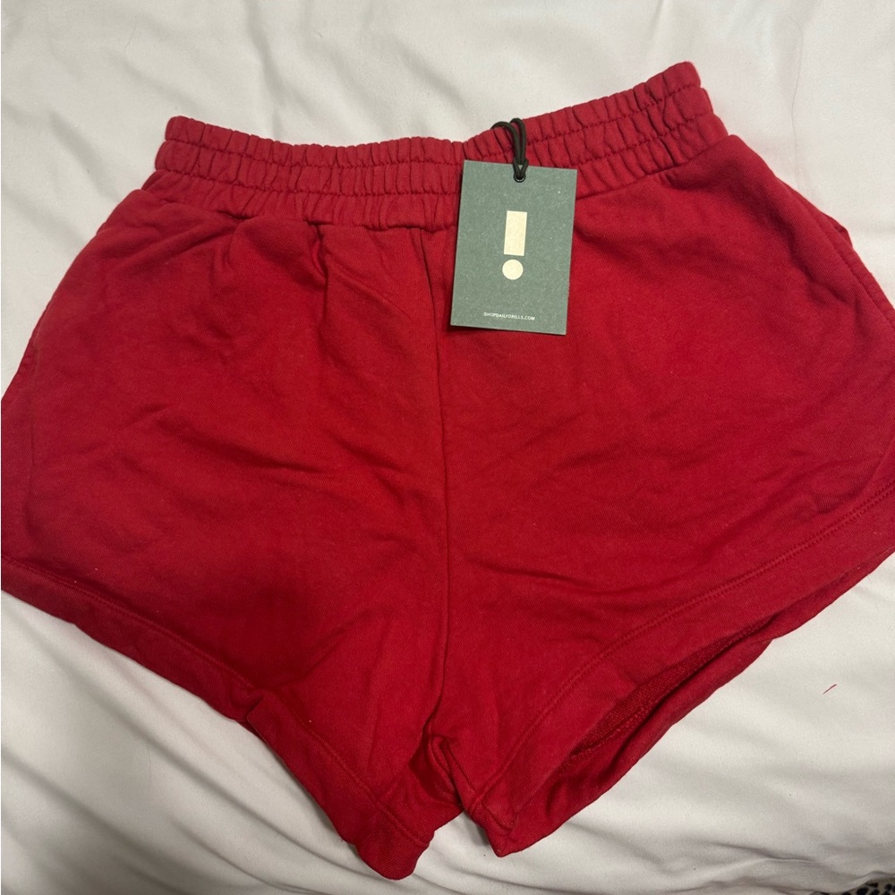 Daily Drills Vintage Red Super Shorts